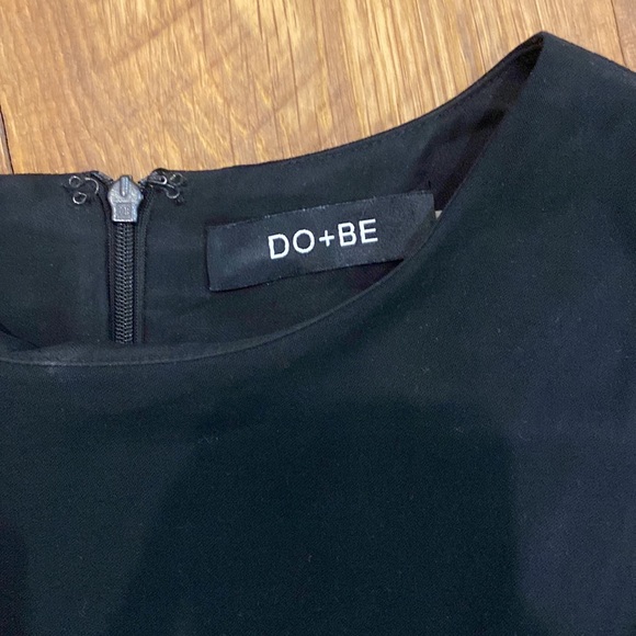 Do Be black dress with tie sleeves - Picture 2 of 3